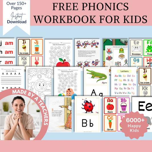 Phonics Workbook for Kids